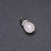 Pendentif «Gland» en quartz rose 13×26 mm (±)