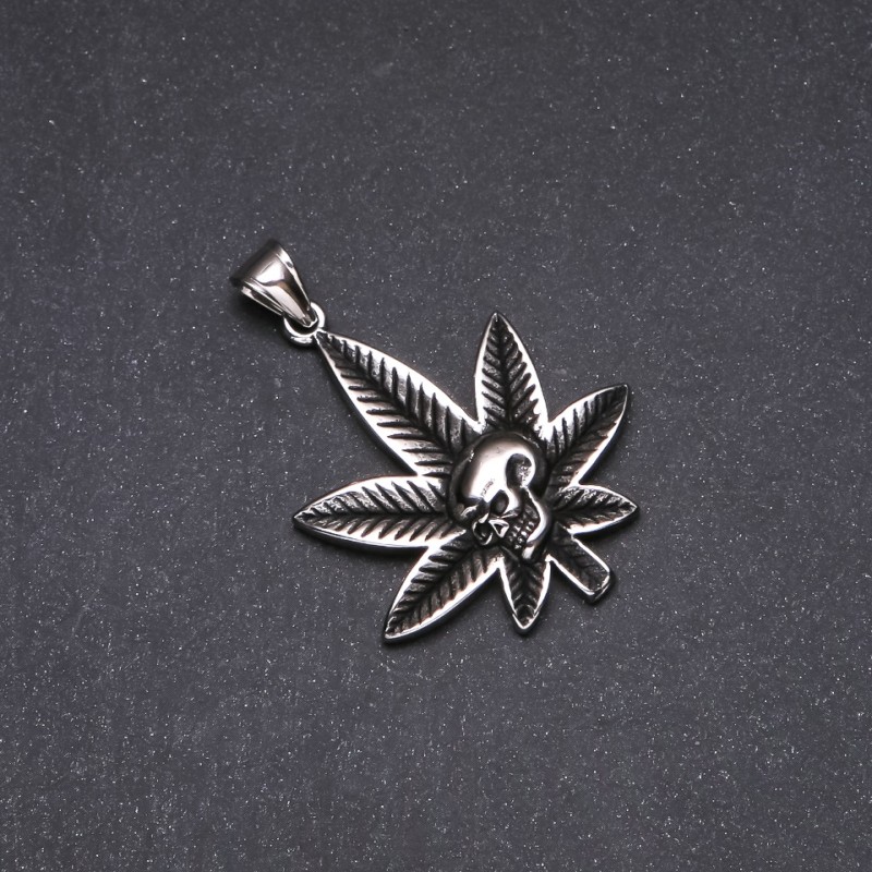 Pendentif Crâne 46 × 38 mm pour homme