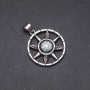 Pendentif Étoile-Boussole 39×50 mm