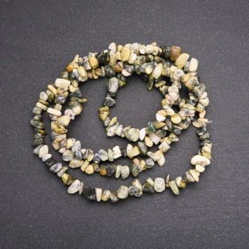 Fourniture: serpentine en éclats, diamètre 6 mm (±), longueur 80 cm
