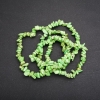 Perles en howlite teintée sur fil, grains d’environ 6 mm de diamètre, longueur 80 cm