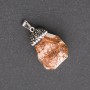 Pendentif «Gland» en jaspe paysage 32×20(+/-)mm