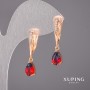 Boucles d'oreilles Xuping caméléons 6×30 mm Dorure 18K