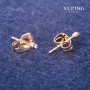 Boucles d'oreilles Xuping — clous d'oreilles «Œil» 2 mm Dorure 18K
