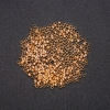 Perles à sertir dorées, diamètre 2,5 mm, couleur dorée, 8 g