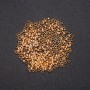Perles à sertir dorées, diamètre 2,5 mm, couleur dorée, 8 g