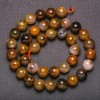 Perles en pietersite naturel, boule lisse, diamètre 10 mm (±), longueur 38 cm