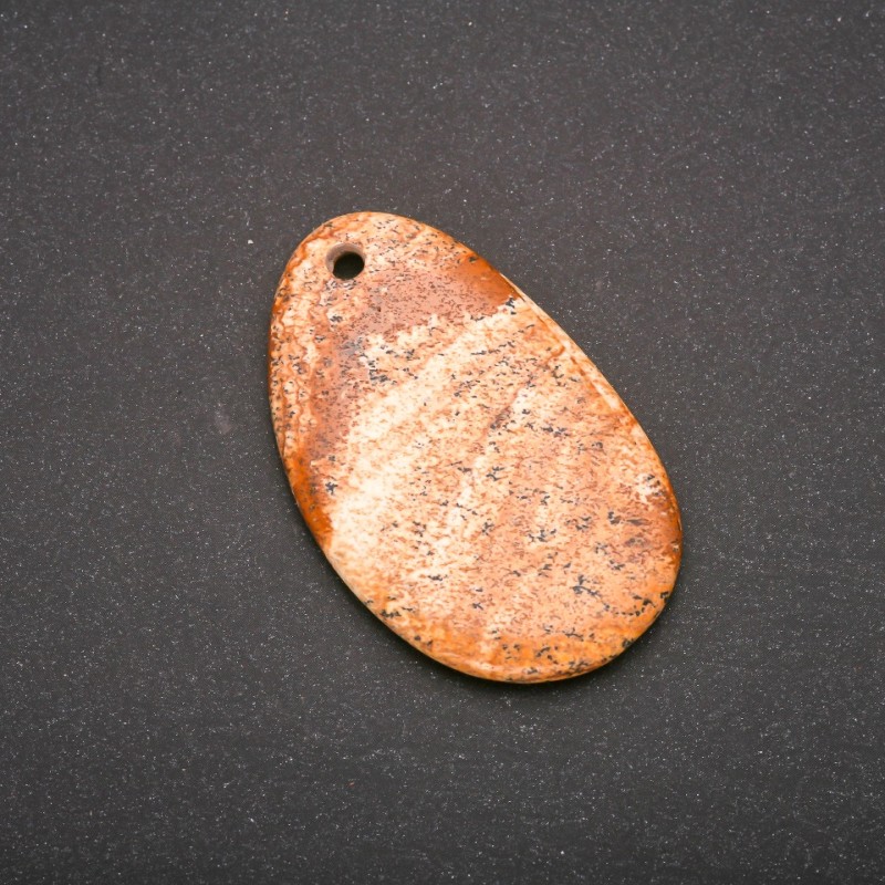 Pendentif en jaspe paysagé 34×53 mm (±)