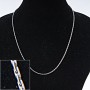 Chaîne pour bijoux en métal, maillon ancre, 50 cm