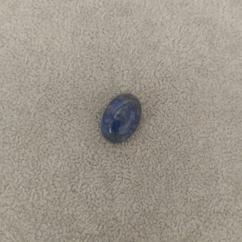 Cabochon en pierre de lapis-lazuli 22 × 15 mm