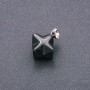 Pendentif Merkaba en agate 10×10 mm