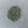 Strass bleu clair, diamètre 2,5 mm (+/-) emballage 4 g (+/-)