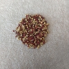Strass, pierres couleur marron, diamètre 3,5 mm (+ -) emballage 4 g (+ -)