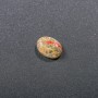 Cabochon en jaspe héliotrope 20×15 mm