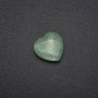 Pierre souvenir en jade en forme de cœur 30×30×10(±) mm