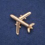 Broche Avion en métal doré 40×39 mm