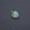 Pendentif Cœur en zoïsite naturelle 19×19×26 mm (+-)