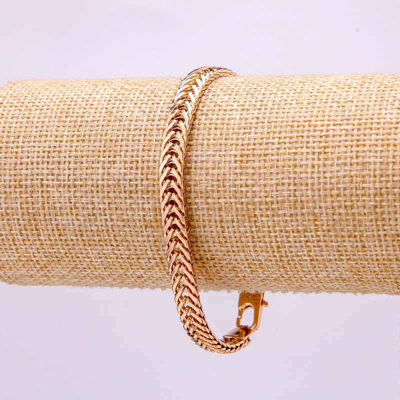 Bracelet Xuping dorure 18K, longueur 19 cm