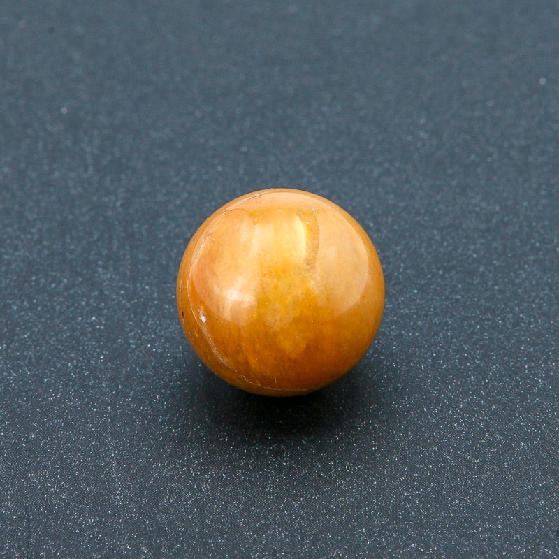 Boule souvenir en quartz jaune, diamètre 20 mm+