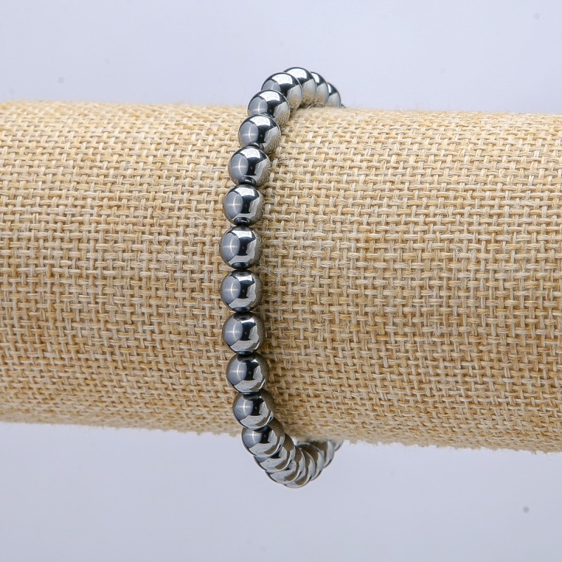 Bracelet élastique en térahertz, diamètre 6 mm, longueur 18 cm +