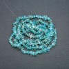 Perles sur fil cristal teinté, grains 7×3 mm, longueur 86 cm +