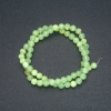 Perles sur fil en pierre naturelle d’onyx, bille lisse, diamètre 6 mm + -, longueur 40 cm +