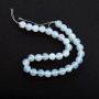 Perles de pierre de lune facettées, diamètre 12 mm+