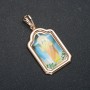 Pendentif Xuping plaqué or 18K Icône, diamètre 38 × 20 mm +