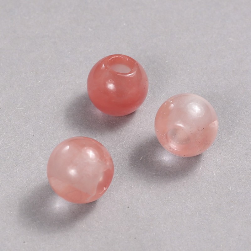 Perle Pandora en tourmaline pastèque