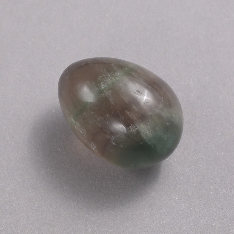 Œuf décoratif en fluorite, diamètre 40×30 mm+
