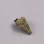 Pendentif pendule en jaspe Unakita naturel 14×22×30 mm+