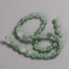 Perles sur fil en néphrite naturelle, ovales et lisses, 10×8 mm, longueur d’environ 39 cm +