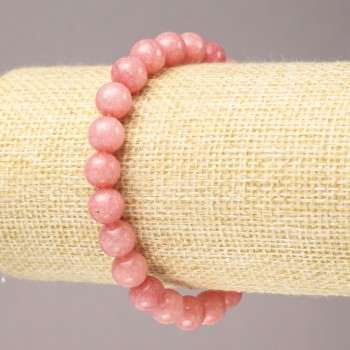 Bracelet élastique en tourmaline naturelle, perles lisses, diamètre 8 mm+