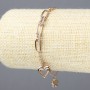 Bracelet Xuping dorure 18K avec strass blancs S (max) -5,2 mm +