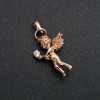Pendentif Xuping dorure 18K Ange avec strass blanc 30x15 mm +