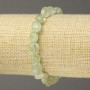 Bracelet élastique en préhnite facettée, diamètre 10×8 mm+