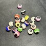 Perles assorties, diamètre 10 mm, conditionnement 50 pièces, 30 g