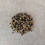 Strass pierres noires, diamètre 2,5 mm (+ -) emballage / 4 g (+ -)