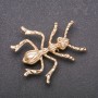 Broche fourmi en métal jaune 50 × 45 mm
