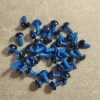 Fourniture « Yeux vivants » pour jouets, diamètre 12 mm à vis, couleur bleue, emballage 50 paires