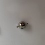 Fermeture magnétique pour bijoux, 15×10 mm, couleur argentée