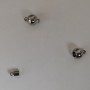 Fermoir magnétique pour bijoux 8×13 mm, couleur argentée