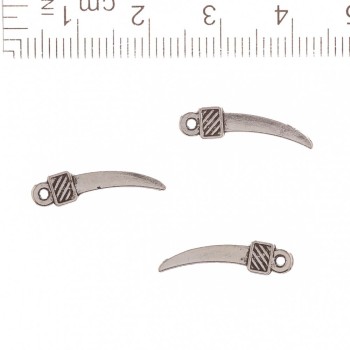 Fourniture — Pendentif Épée 20 mm, conditionnement 20 g ± 65 pièces