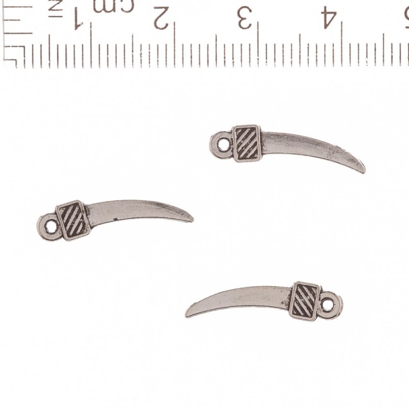 Fourniture — Pendentif Épée 20 mm, conditionnement 20 g ± 65 pièces