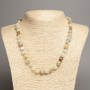 Collier en amazonite, galetage, diamètre 5 × 8–9 mm, longueur 50 cm ±