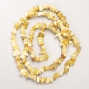 Perles turquoise jaune, pierre naturelle, grains sur fil, diamètre 7 × 3 mm ±, longueur 80 cm +