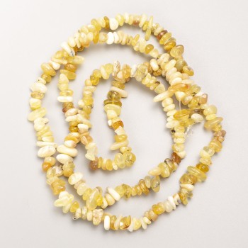 Perles turquoise jaune, pierre naturelle, grains sur fil, diamètre 7 × 3 mm ±, longueur 80 cm +