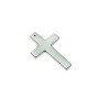 Pendentif Croix en hématite, diamètre 32×50, 5×4 mm+