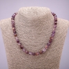 Collier d'amétrine – perles facettées de 8 mm, longueur 45 cm