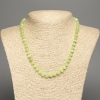 Collier en onyx, perles rondes et lisses, diamètre 6 mm +/-, longueur 46 cm +